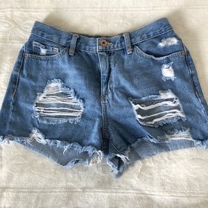 Ripped Boyfriend Shorts